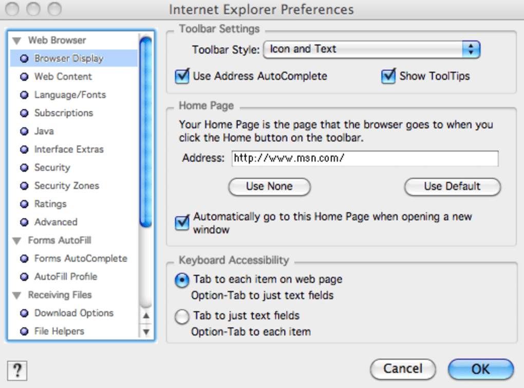 download internet expolorer for mac.